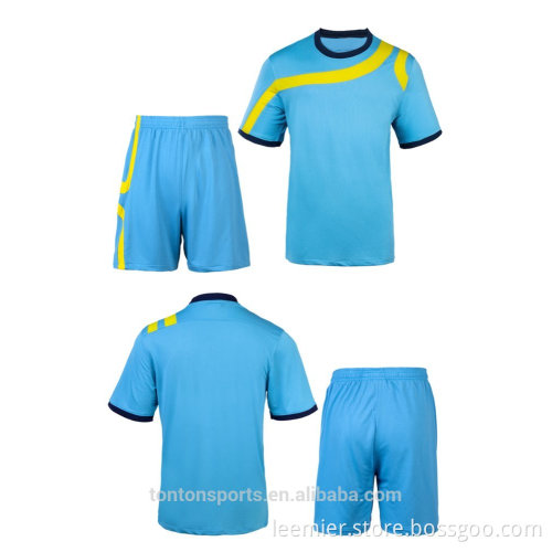 Fashion high quality dry-fit soccer jersey Kit
